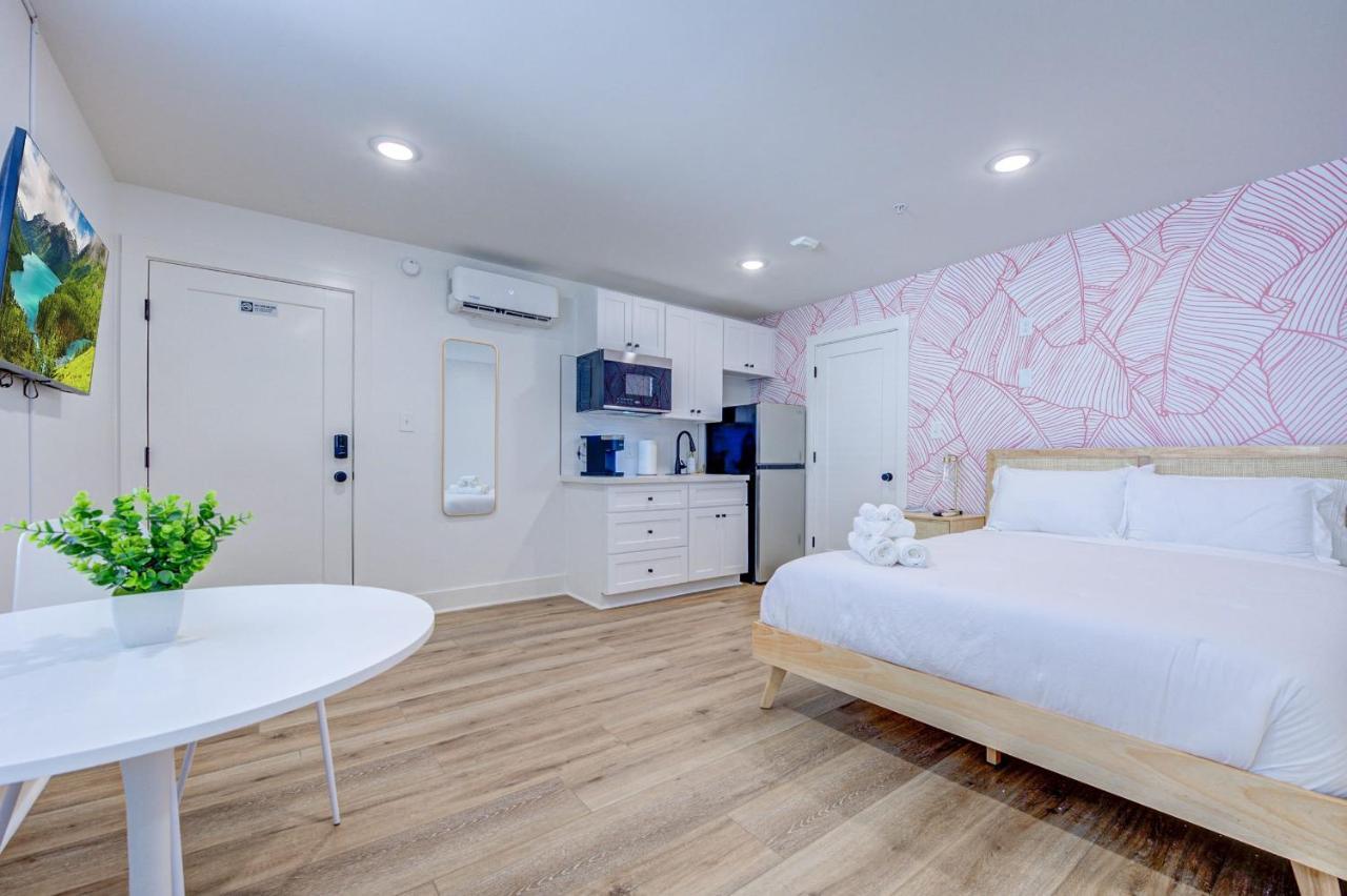 Pink Flamingo Studio Apartment Galveston Dış mekan fotoğraf