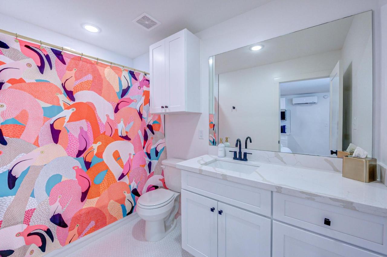 Pink Flamingo Studio Apartment Galveston Dış mekan fotoğraf